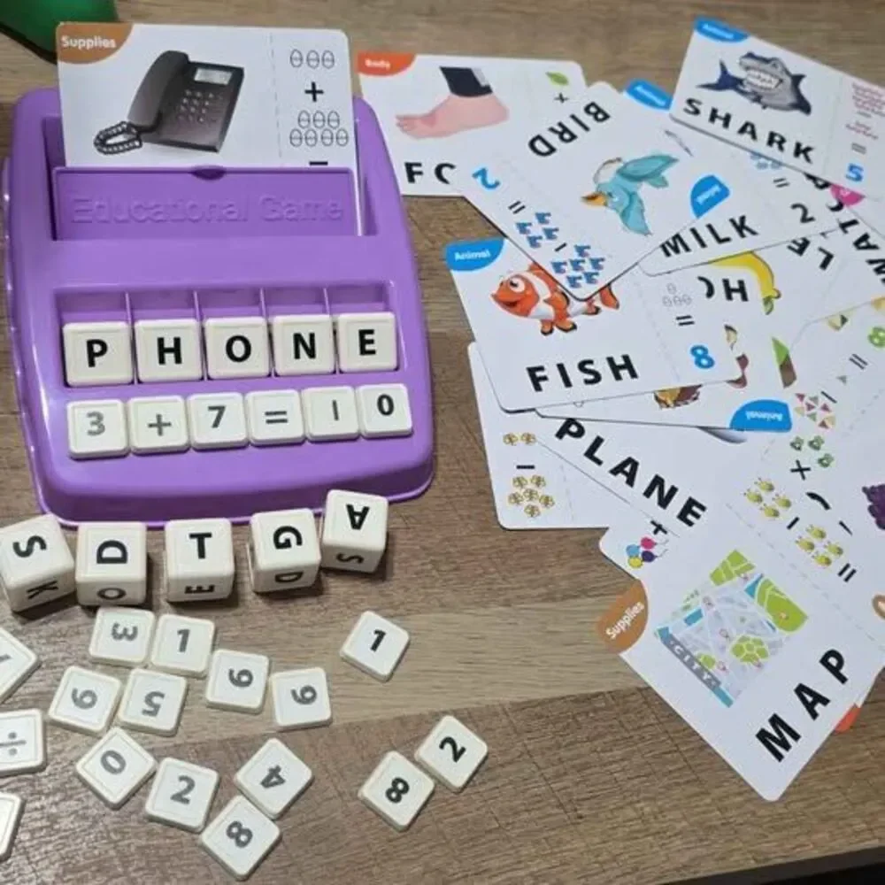 Educational Spelling and Math Game